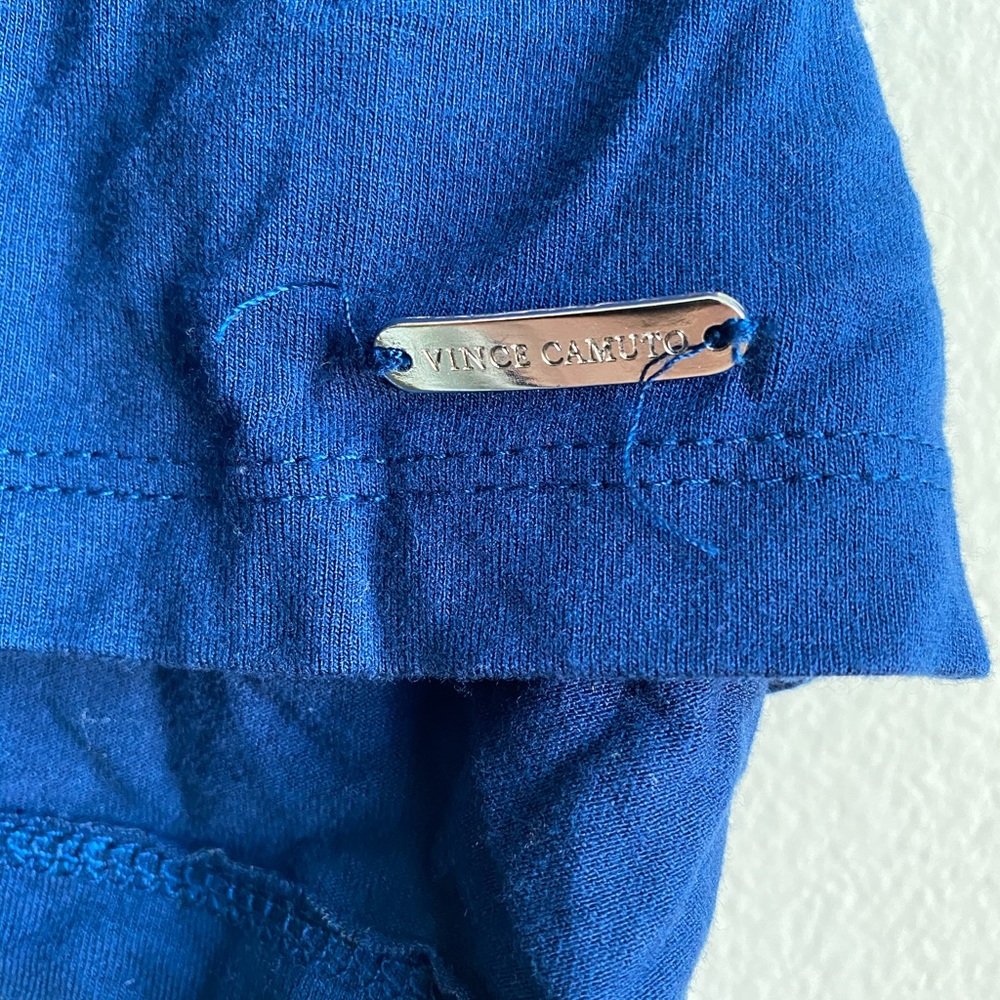 VINCE CAMUTO BLUE TURTLENECK TUNIC TOP SZ L - Picture 2 of 5
